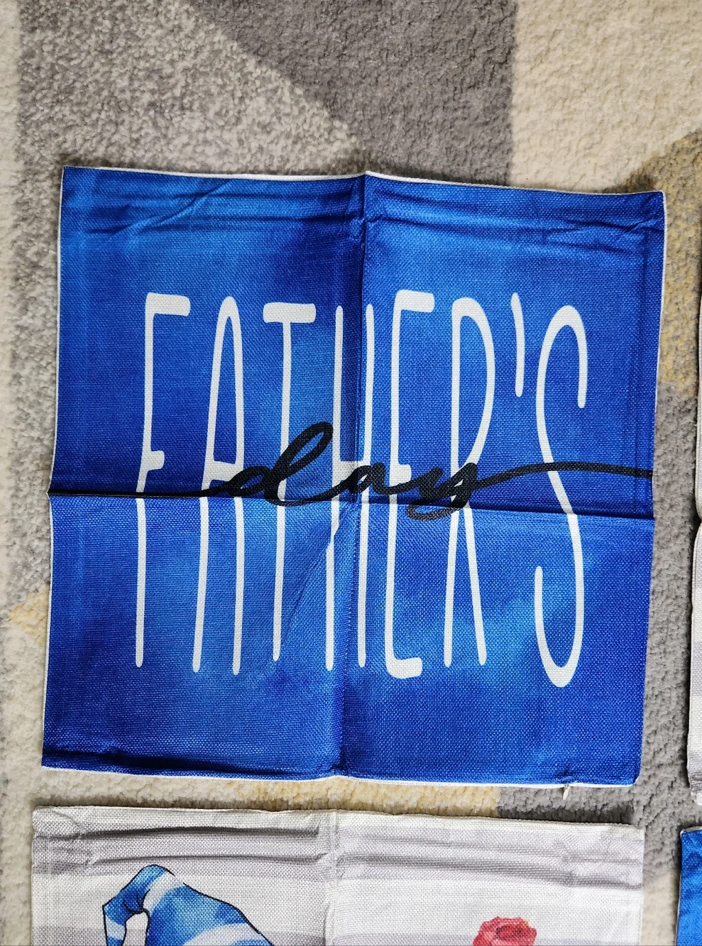 Father’s Day Throw Pillow Covers - Set of 4 (17